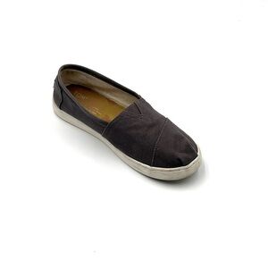 TOMS Classic Alpargata Canvas Shoes Ash Gray Comfortable Hipster Women’s Sz 4.5
